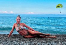 Фото - Жена Дмитрия Диброва опубликовала фото в купальнике без ретуши
