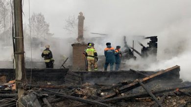 Фото - Двое детей и их отец погибли при пожаре в Кировской области
