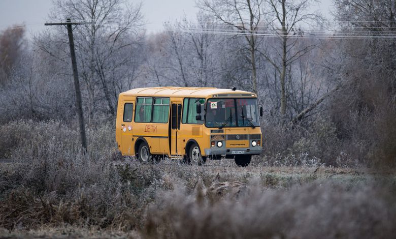 Фото - В Новосибирской области везший 19 детей автобус заглох из-за морозов